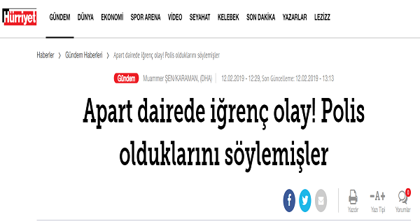 Hürriyet eşcinselliği kriminalize ediyor | Kaos GL - LGBTİ+ Haber Portalı Haber