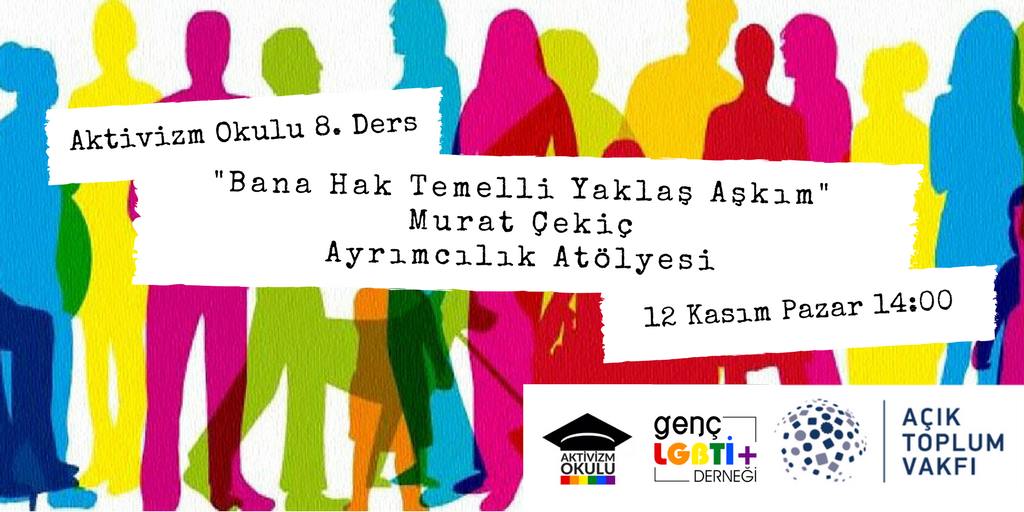 ‘Bana Hak Temelli Yaklaş Aşkım’ atölyesi başvurularını bekliyor Kaos GL - LGBTİ+ Haber Portalı