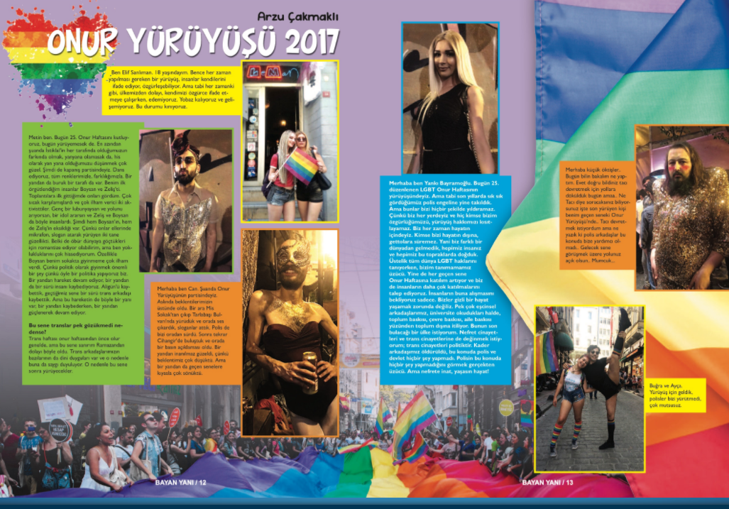 Bayan Yanı’ndan ‘Onur Haftası Özel’ köşesi Kaos GL - LGBTİ+ Haber Portalı