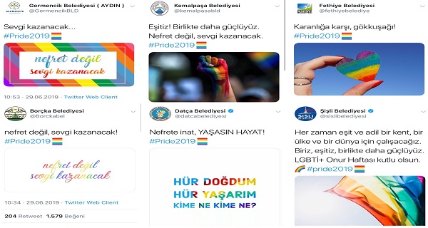 Eskişehir’den Bursa’ya, Artvin’den Rize’ye: Belediyelerde Onur Haftası paylaşımı | Kaos GL - LGBTİ+ Haber Portalı Haber