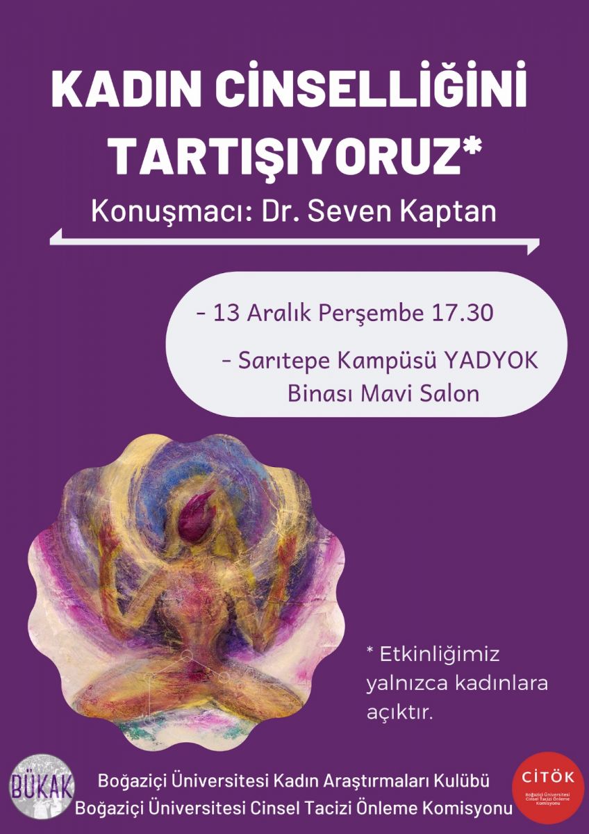 Boğaziçi Üniversitesi’nde kadının cinselliği tartışılacak | Kaos GL - LGBTİ+ Haber Portalı Haber