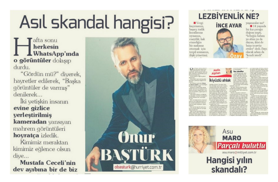 Köşe yazarları “yılın skandalı”nı nasıl değerlendirdi? | Kaos GL - LGBTİ+ Haber Portalı Haber