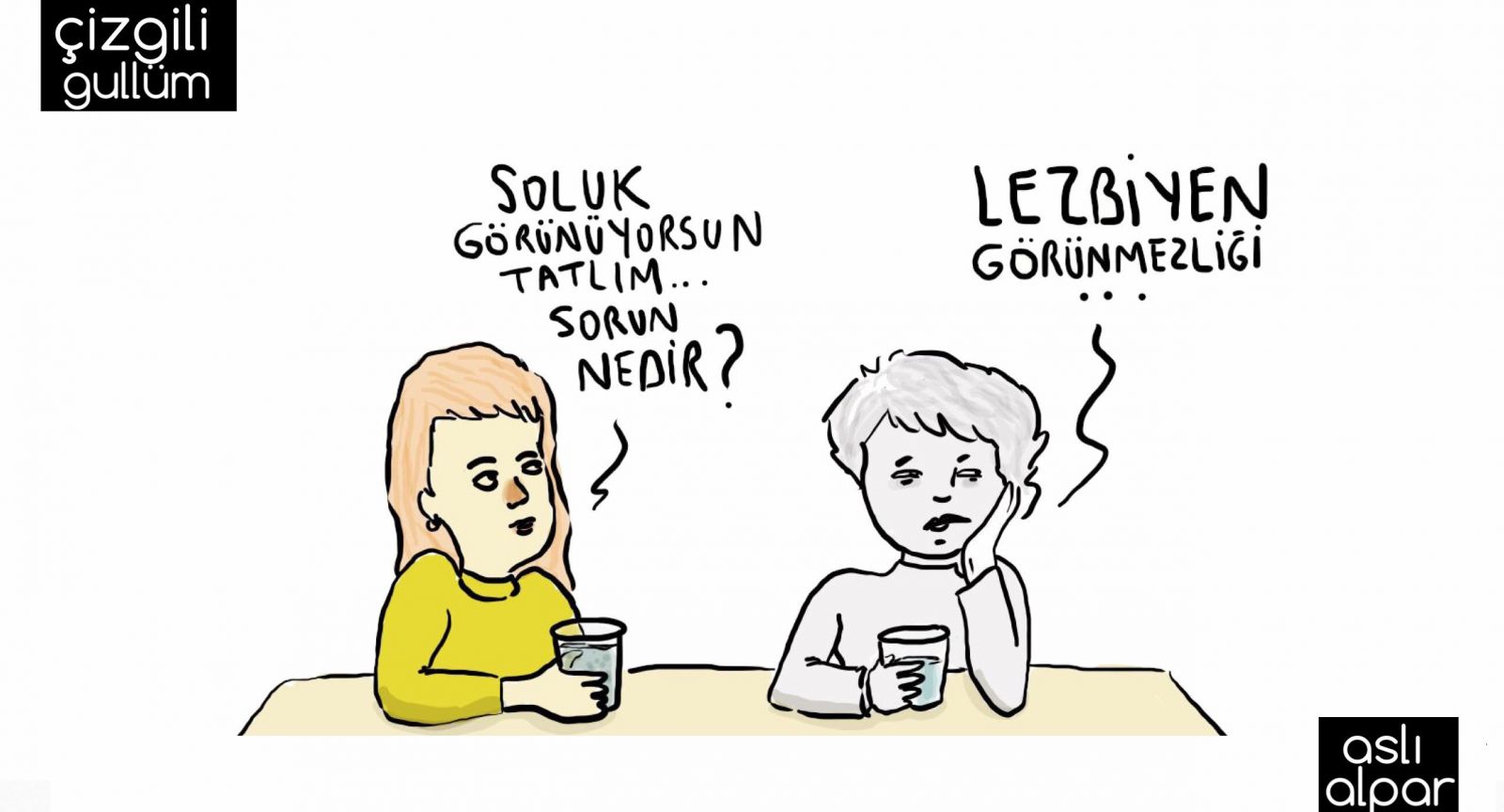 Çizgili Gullüm: Görünmez kadın | Kaos GL - LGBTİ+ Haber Portalı Haber