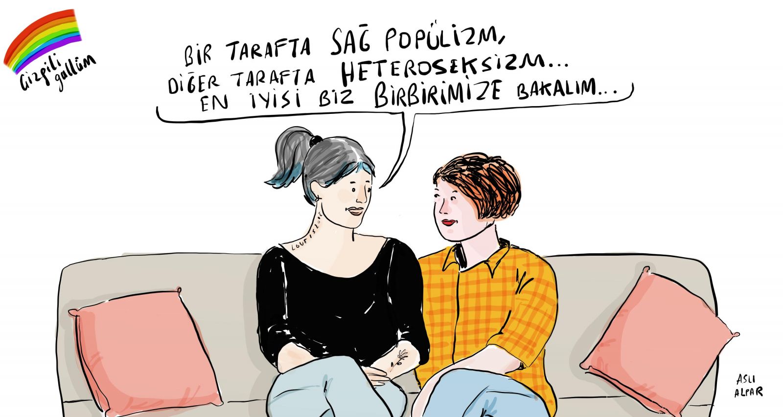 Çizgili Gullüm: Birbirimize bakalım! Kaos GL - LGBTİ+ Haber Portalı