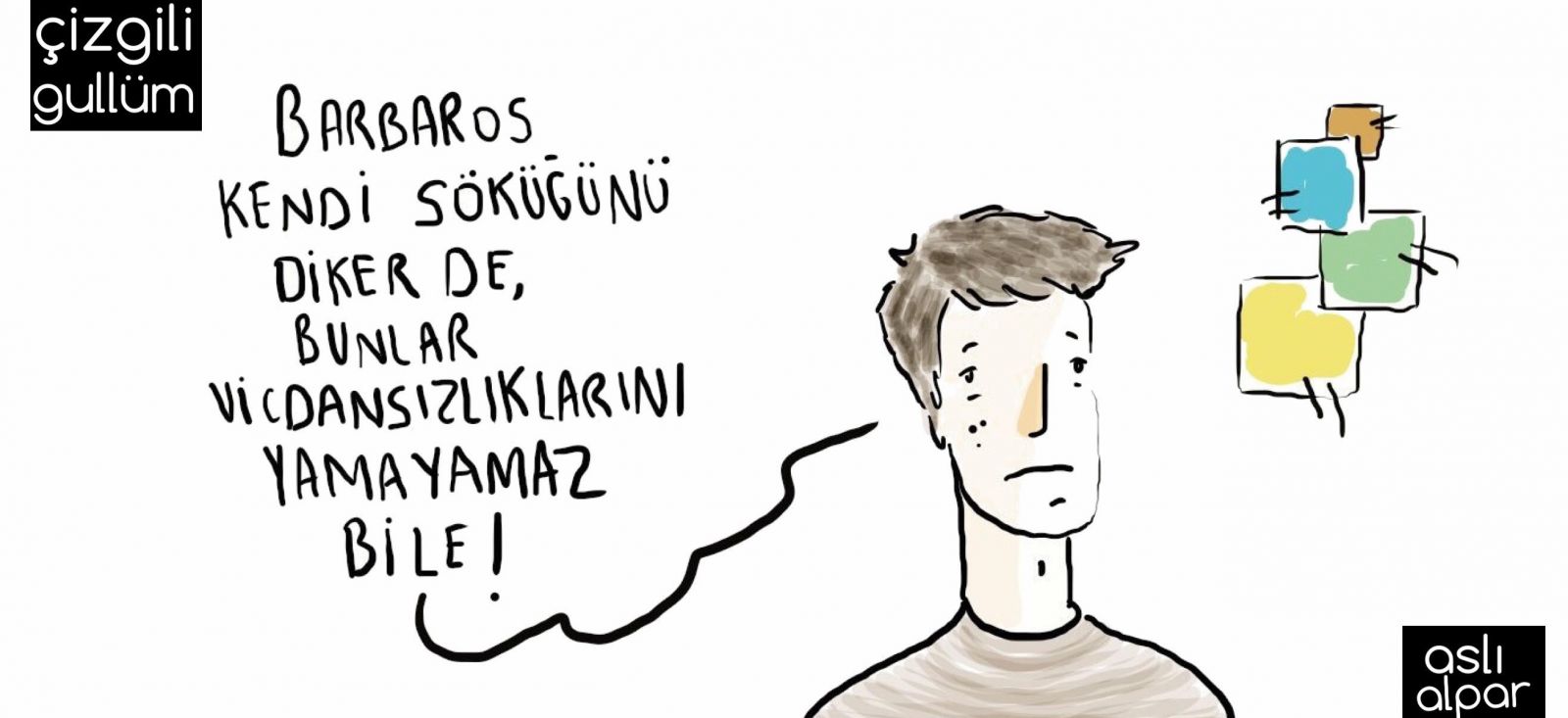 Aslı Alpar çizdi: Barbaros Şansal | Kaos GL - LGBTİ+ Haber Portalı Haber