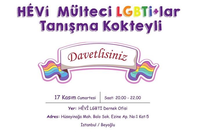 Hêvî LGBTİ+ mültecilerle buluşuyor Kaos GL - LGBTİ+ Haber Portalı