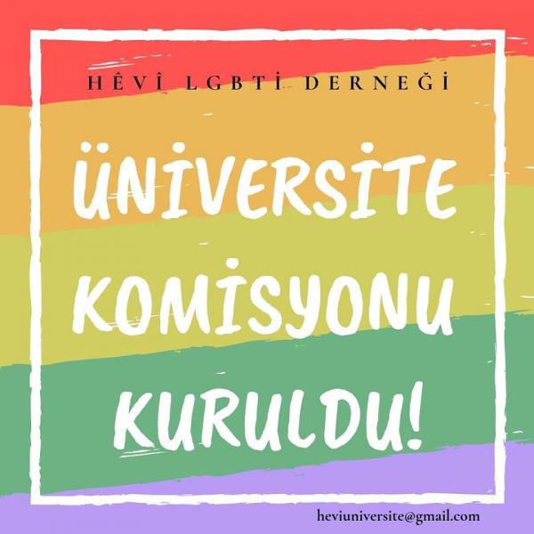 Hêvî LGBTİ+ Üniversite Komisyonu kuruldu Kaos GL - LGBTİ+ Haber Portalı