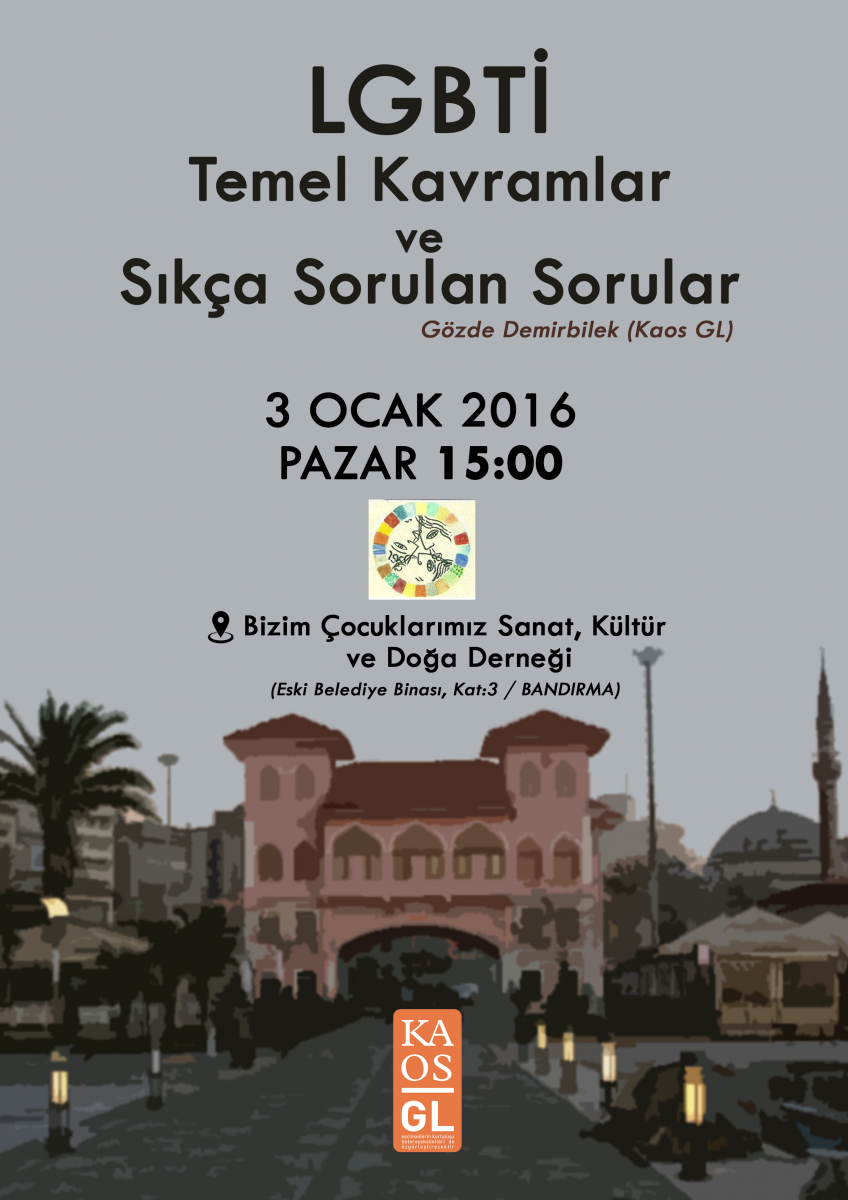 Homofobi karşıtları Bandırma&rsquo;da buluşacak | Kaos GL - LGBTİ+ Haber Portalı Haber