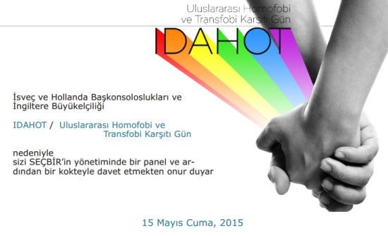 İstanbul&rsquo;da 17 Mayıs resepsiyonu | Kaos GL - LGBTİ+ Haber Portalı Haber
