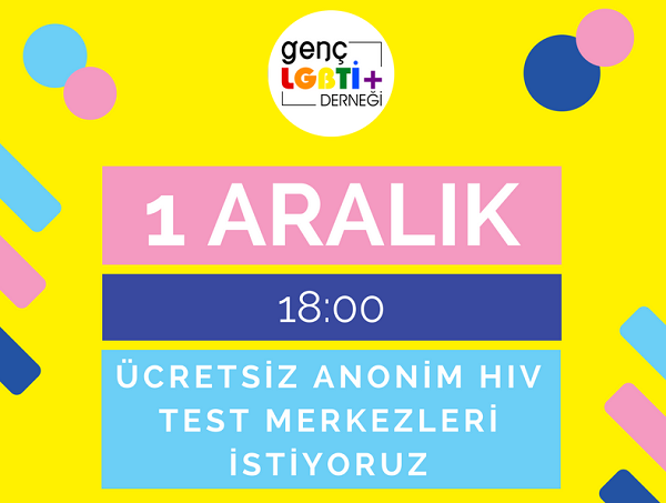 Ücretsiz, anonim, HIV test merkezleri istiyoruz! | Kaos GL - LGBTİ+ Haber Portalı Haber