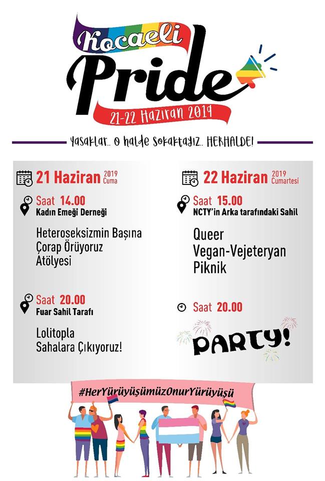 Kocaeli’de Onur Haftası kutlanıyor | Kaos GL - LGBTİ+ Haber Portalı Haber