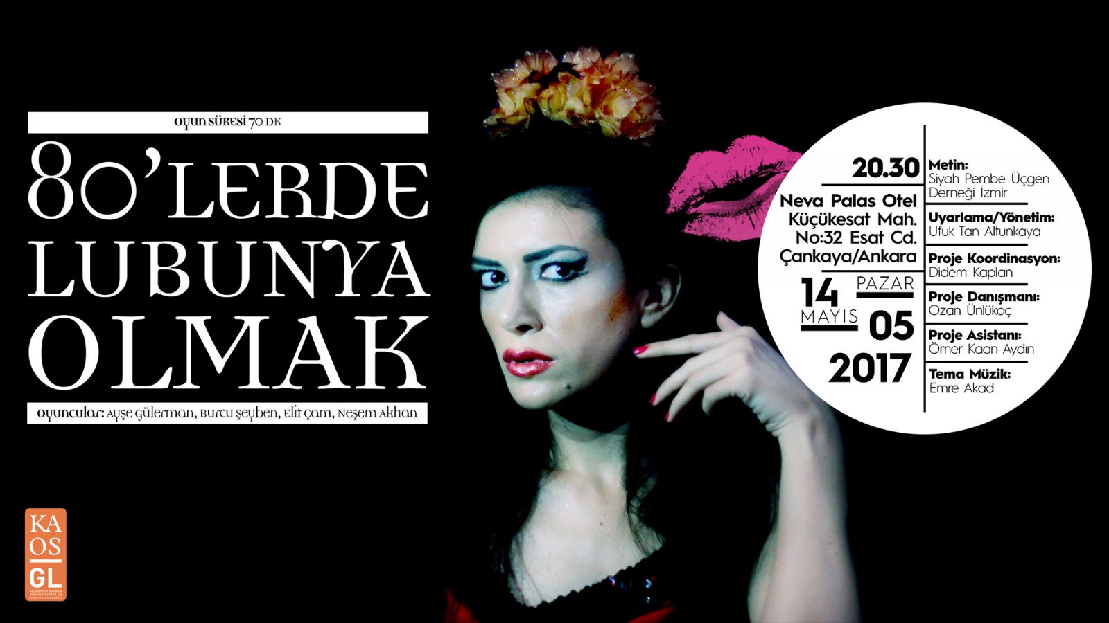 80&rsquo;lerde Lubunya Olmak, Ankara&rsquo;ya geliyor | Kaos GL - LGBTİ+ Haber Portalı Haber