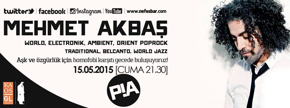 Mehmet Akbaş şarkılarını homofobiye karşı söyleyecek! | Kaos GL - LGBTİ+ Haber Portalı Haber