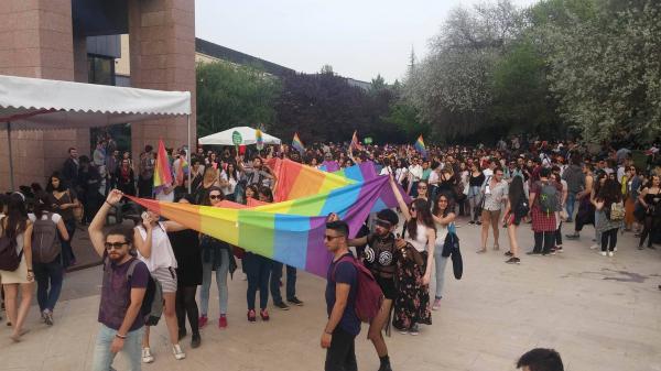 ODTÜ’de 7. Onur Yürüyüşü yapıldı Kaos GL - LGBTİ+ Haber Portalı