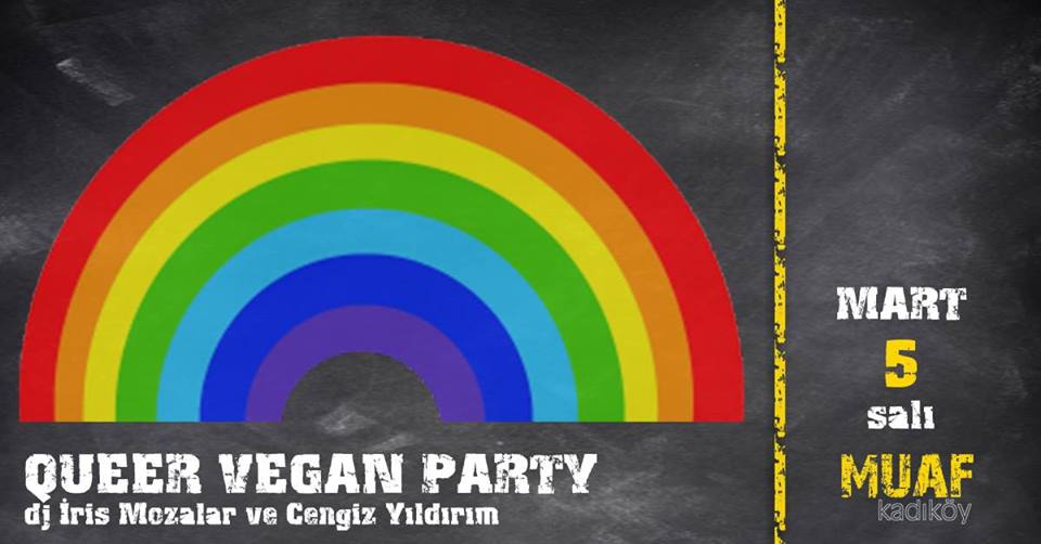 Yaralı atlar için: Queer Vegan Parti! | Kaos GL - LGBTİ+ Haber Portalı Haber