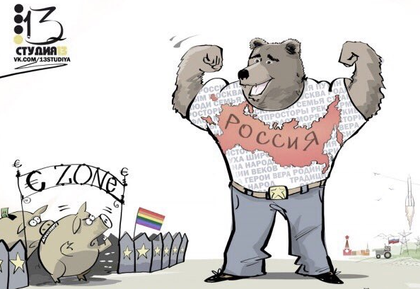 Rusya Büyükelçiliği’nden Avrupa için ‘gey domuzlar’ görselli tweet Kaos GL - LGBTİ+ Haber Portalı