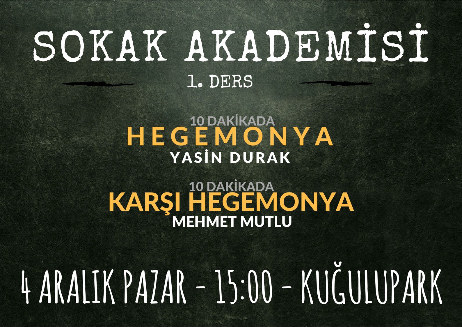 Sokak Akademisi ilk ders dönemi başlıyor! | Kaos GL - LGBTİ+ Haber Portalı Haber