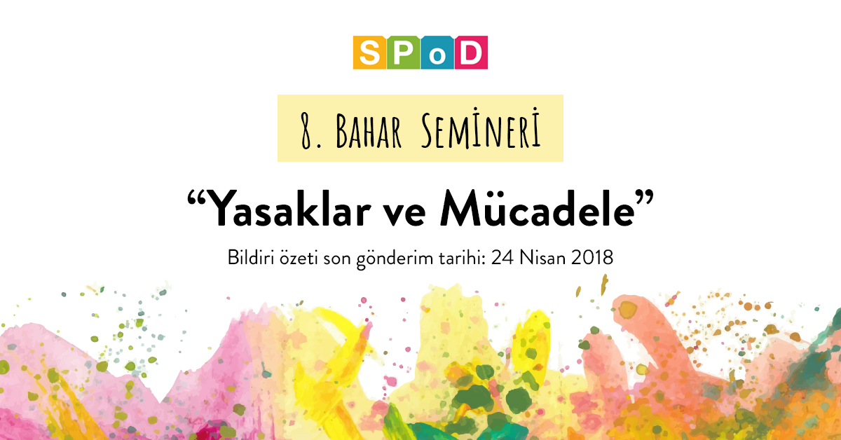 8. SPoD Bahar Semineri “Yasaklar ve Mücadele” ile geliyor | Kaos GL - LGBTİ+ Haber Portalı Haber