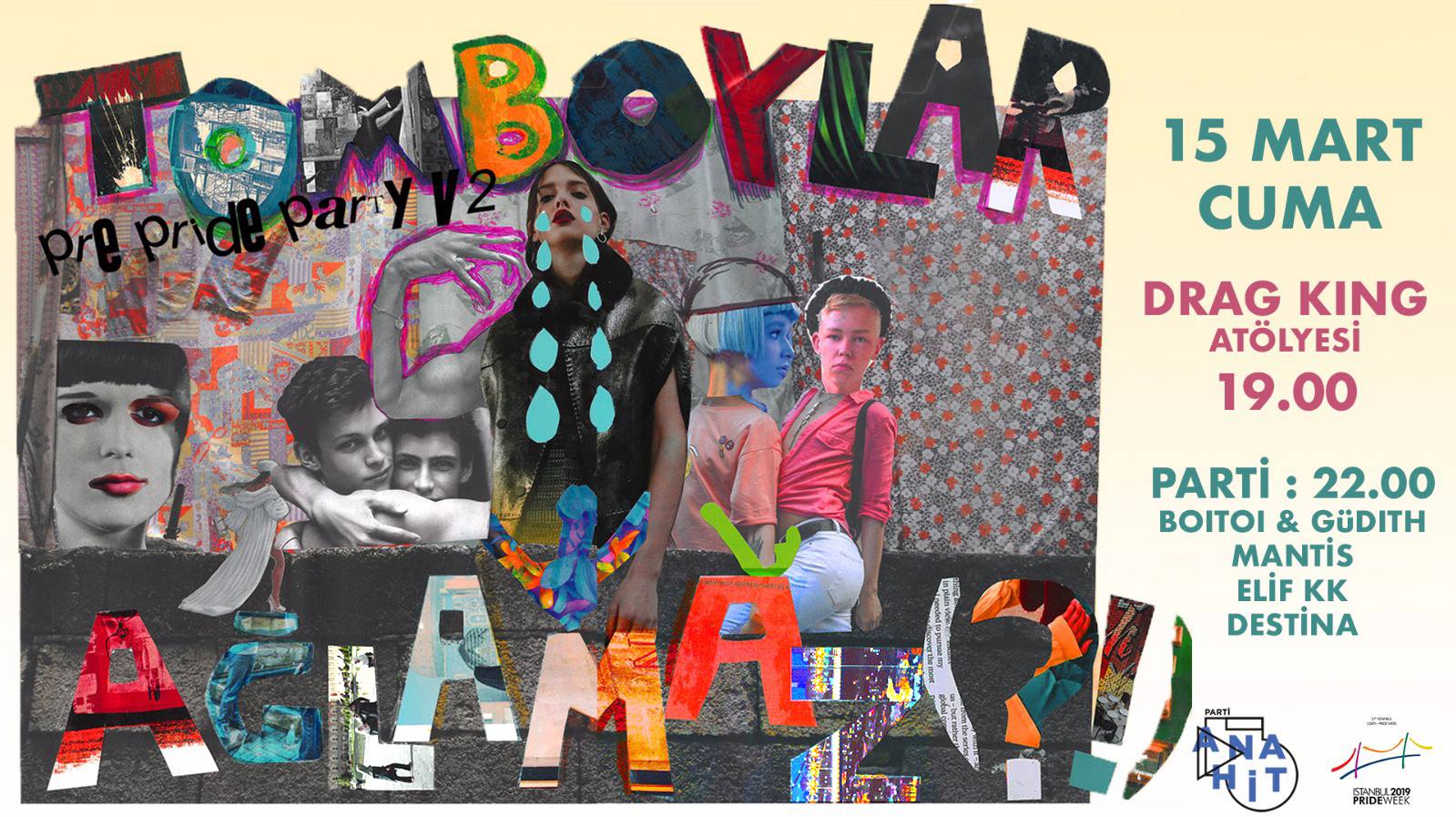 Pre-Pride Parti Vol.2 geliyor: “Tomboylar Ağlamaz” | Kaos GL - LGBTİ+ Haber Portalı Haber