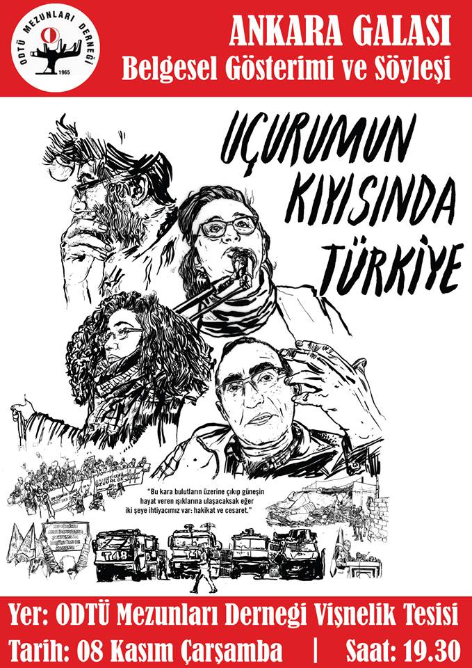 Uçurumun Kıyısında Türkiye’ Ankara’ya geliyor Kaos GL - LGBTİ+ Haber Portalı