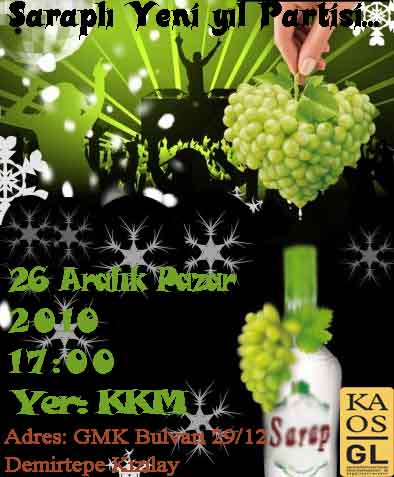 Ey ahali; KKM de Yeni Yıl partisi var! | Kaos GL - LGBTİ+ Haber Portalı Haber