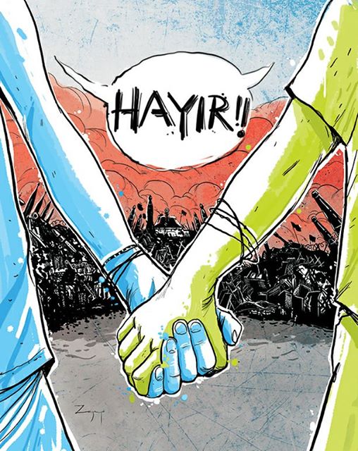 Hayır&rsquo;lı karikatürler, güneşli günler... | Kaos GL - LGBTİ+ Haber Portalı Haber