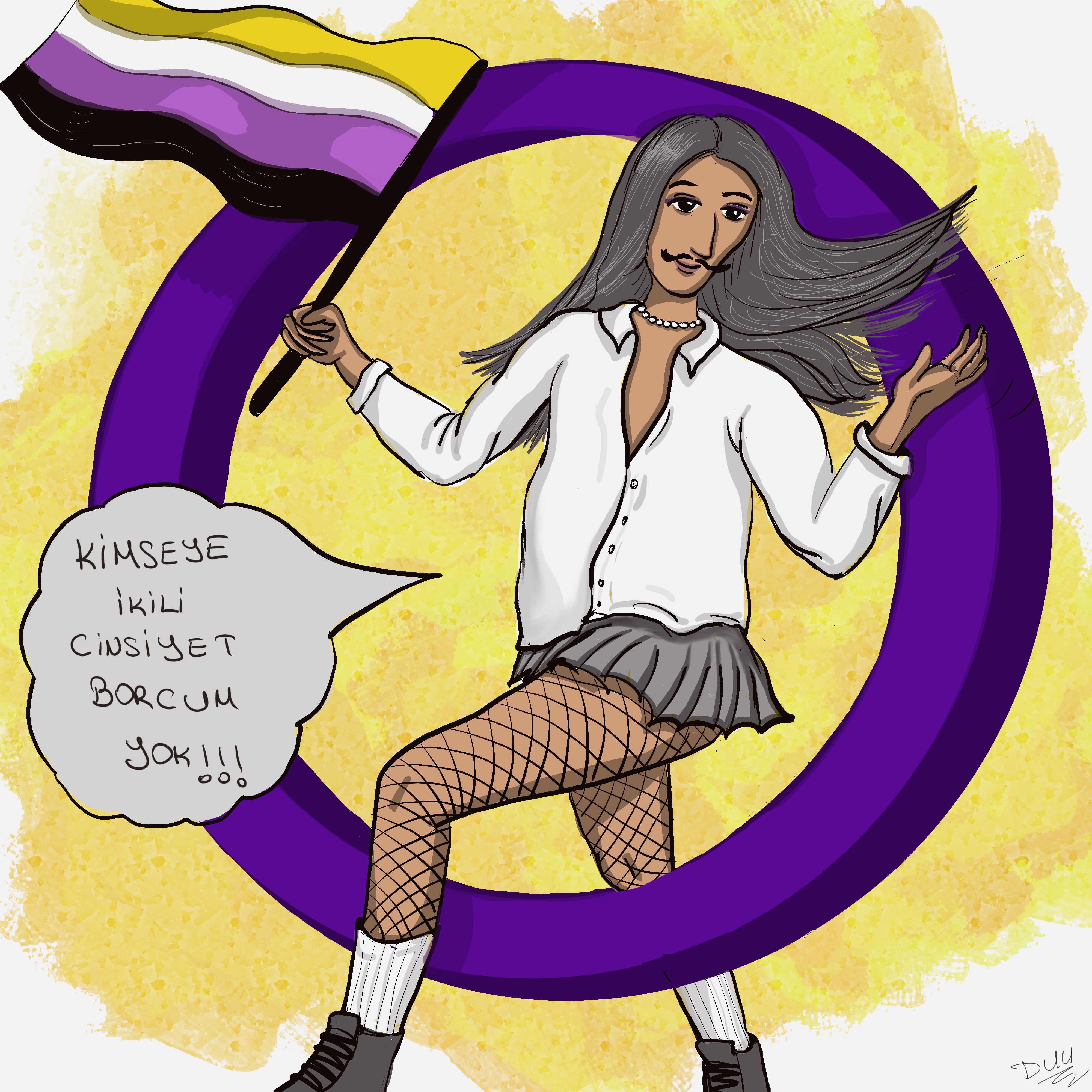 Kimseye ikili cinsiyet borcum yok! | Kaos GL - LGBTİ+ Haber Portalı Gökkuşağı Forumu Köşe Yazısı