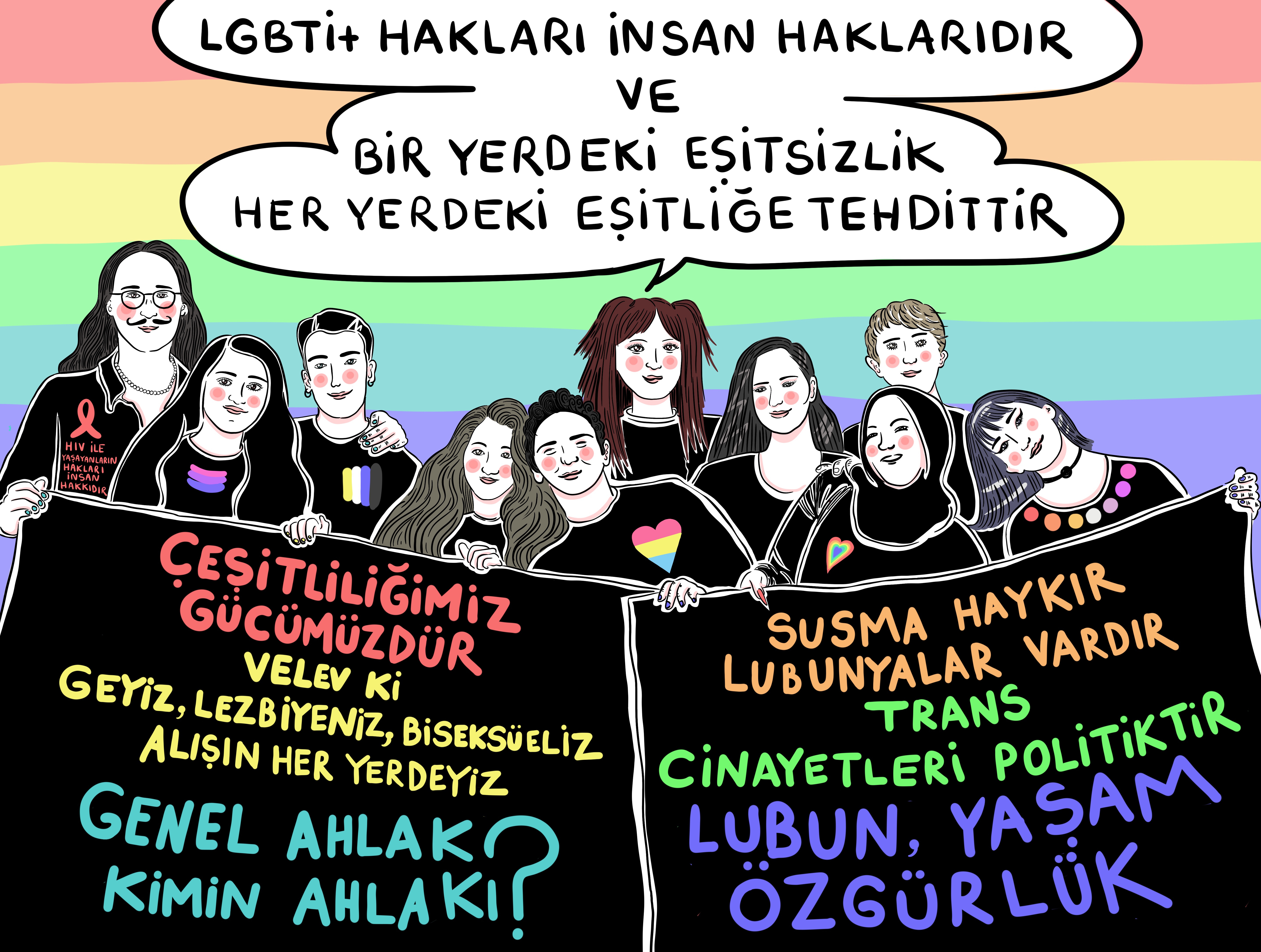 LGBTİ+ hakları insan haklarıdır ve bir yerdeki eşitsizlik her yerdeki eşitliğe tehdittir Kaos GL - LGBTİ+ Haber Portalı