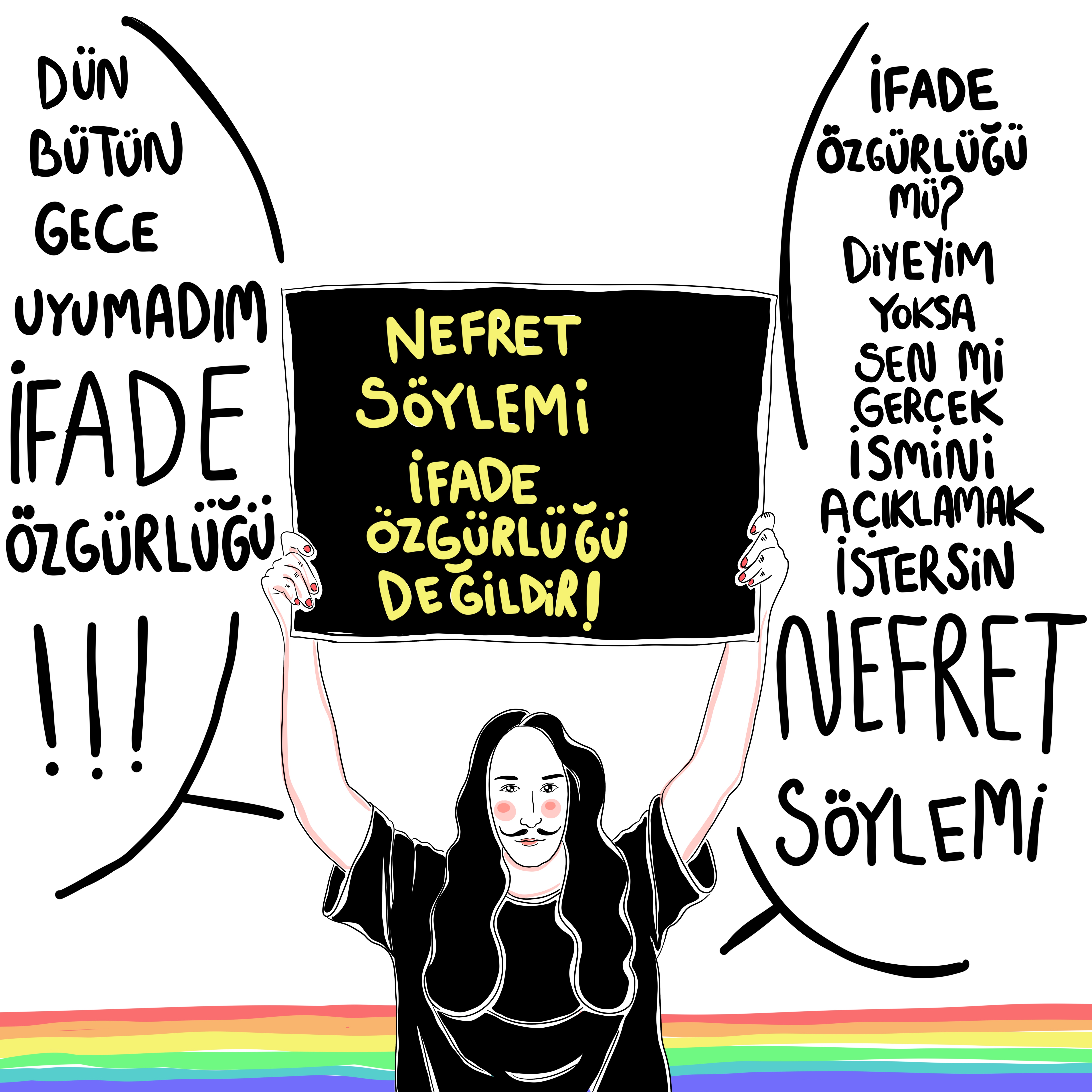 Nefret söylemi, ifade özgürlüğü değildir! | Kaos GL - LGBTİ+ Haber Portalı Gökkuşağı Forumu Köşe Yazısı